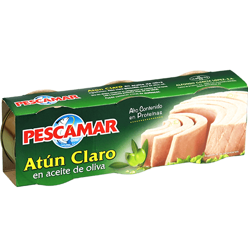 تونة فاتحة بزيت الزيتون بسكمار 3*52غ