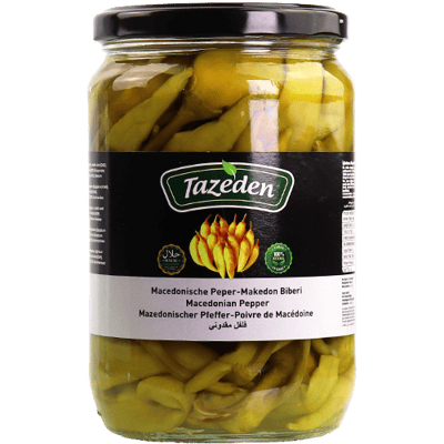 مخلل فليفلة مقدوني تازيدن 720مل