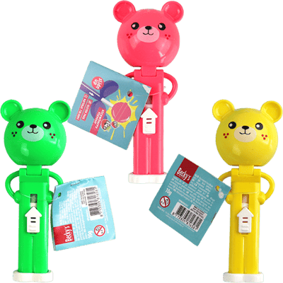 مصاصة مع غطاء الي 10غ