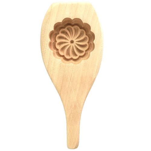 قالب معمول خشب وردة 1 قطعة