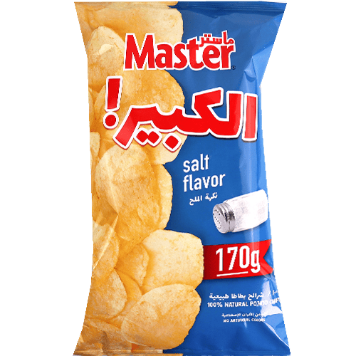 شيبس الكبير بنكهة الملح ماستر 170غ