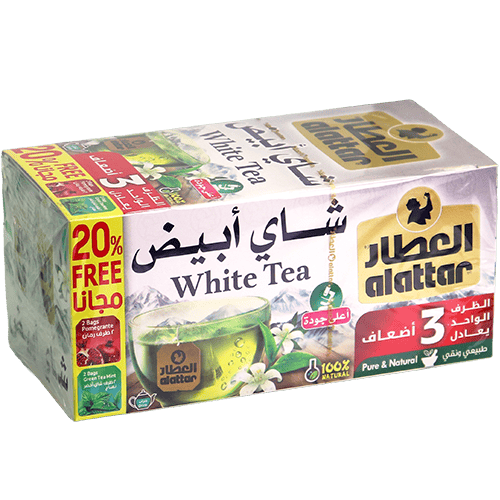 شاي أبيض العطار 24 ظرف