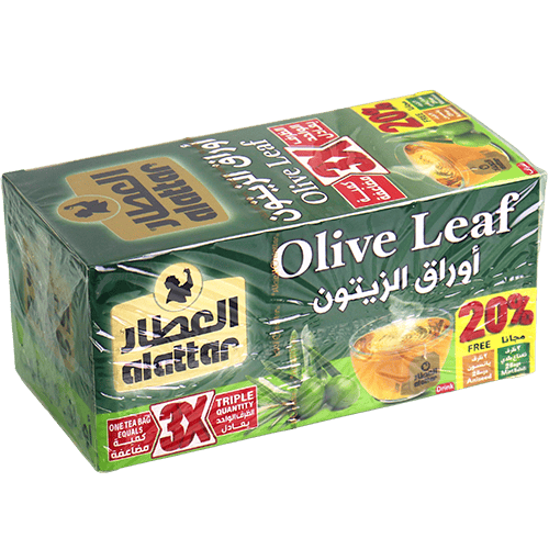شاي أوراق الزيتون العطار 24 ظرف