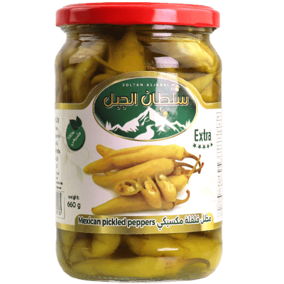مخلل فلفل مكسيكي سلطان الجبل 660غ