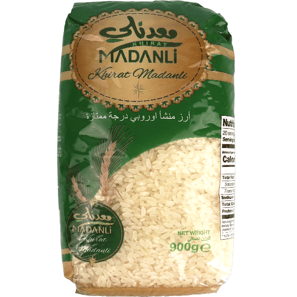 أرز متوسط الحبة معدنلي 900غ