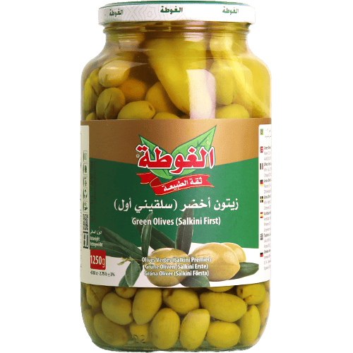 زيتون أخضر سلقيني أول الغوطة 1250غ