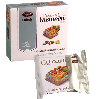 مكعب كنافة بالمكسرات ياسمين 8 قطع