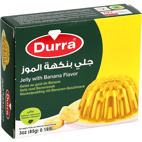 جيلي بنكهة الموز الدرة 85غ