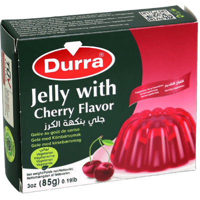 جيلي بنكهة الكرز الدرة 85غ