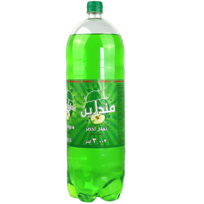 مياة غازية تفاح مندلين 3 لتر