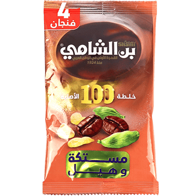 قهوة بالهيل والمستكة الشامي 20غ