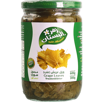 ورق عنب زهر البستان 600غ
