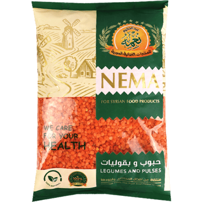 عدس احمر نعمة 900غ عدس احمر نعمة 900غ