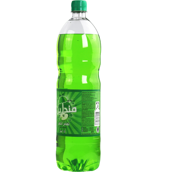 مشروب غازي تفاح أخضر مندلين 1.5 لتر