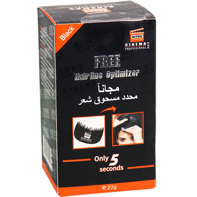 ألياف بناء الشعر أسود نيترو كندا 22غ