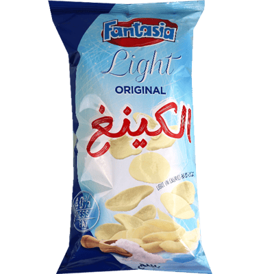 سناك بطاطا لايت بالطعم الاصلي الكينغ فانتازيا 90غ